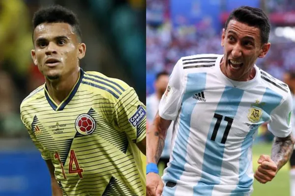 El delantero Luis Díaz en el segundo tiempo salió con otra actitud y dejó mal parado en varias oportunidades a un rival de la Selección Argentina.