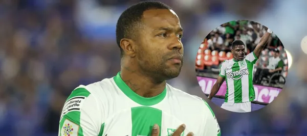 El delantero marcó el primer gol del triunfo parcial de Atlético Nacional ante La Equidad en el estadio Atanasio Girardot