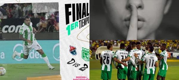 El delantero marcó gol en la victoria parcial 2-0 de Nacional ante Independiente Medellín