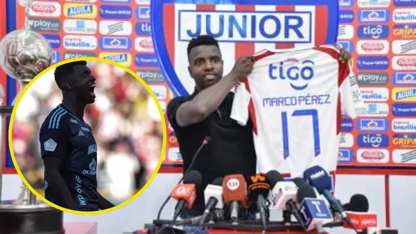 El delantero no ha marcando ningún gol con Junior esta temporada (Fotos: Antena2, El Heraldo)