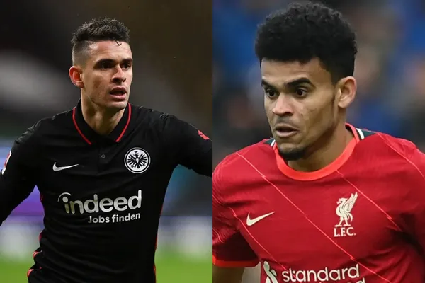 El delantero quien brilla con Frankfurt habló sobre su compatriota Luis Díaz de Liverpool.