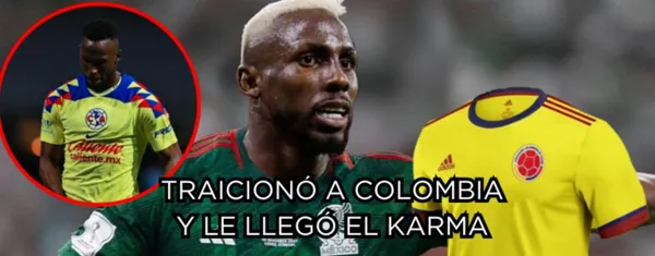 El delantero rechazó jugar con Colombia y ahora le llegó el karma