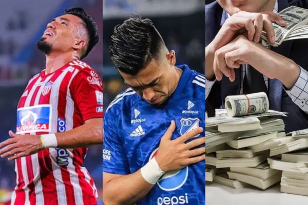 El delantero regresó a Millonarios donde no ganaría los millones que le pagaban en Junior