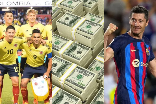 El delantero tiene una pegada potente como Robert Lewandowski y puede ser una opción para la Selección Colombia.