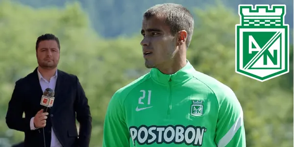 El delantero Tomás Ángel, es uno de los jugadores de Atlético Nacional que se podría marchar gratis al final de la temporada.