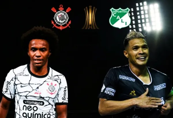 El Deportivo Cali perdió contra el Corinthians y los brasileños sorprendieron con el amuleto que tenían en las gradas.