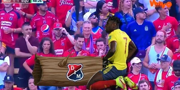 El Deportivo Independiente Medellín tiene su versión de Duván Zapata, un jugador se comió un gol cantado.
