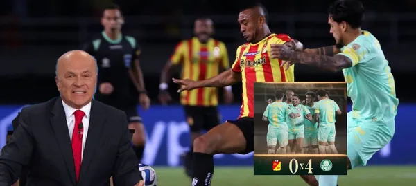 El Deportivo Pereira perdió 4-0 ante Palmeiras en los cuartos de final de Copa Libertadores