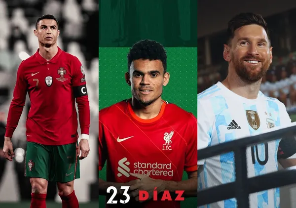 El Diario Marca de España publicó la lista de los 100 mejores futbolistas del momento y Luis Díaz figuró con protagonismo en ese ranking.