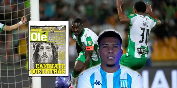 El Diario Olé adelantó lo que hará el Racing Club con Roger Martínez para ganarle a Atlético Nacional.