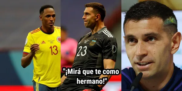 El Dibu Martínez es uno de los porteros más polémicos en la actualidad y ahora elogio a un colombiano.