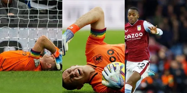 El Dibu Martínez fue humillado en Inglaterra y Jhon Jader Durán tuvo actividad con el Aston Villa.