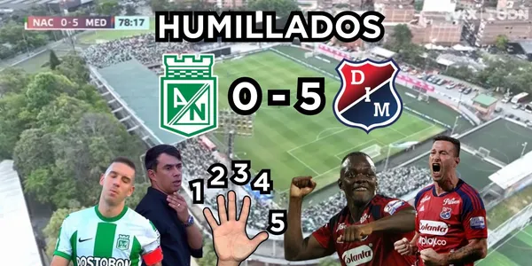El DIM humilló a Atlético Nacional.