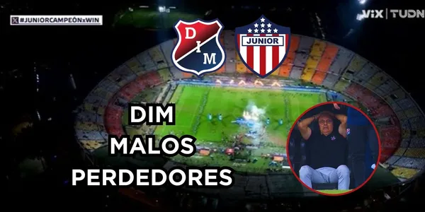 El DIM quedó como malos perdedores frente al Junior FC.