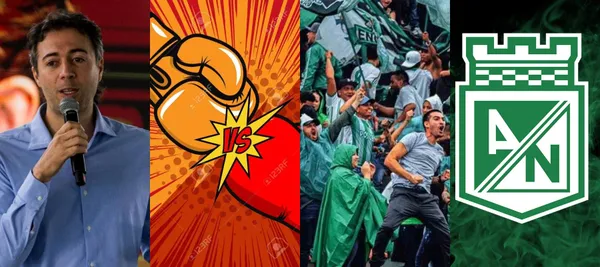 El dirigente le dio un golpe bajo a Atlético Nacional quien tiene problemas con la barra Los Del Sur