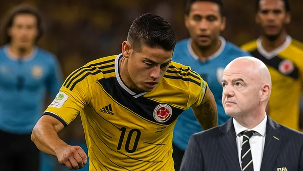El emotivo recuerdo de la FIFA a James Rodríguez en su cumpleaños Foto: FIFA y Creada con Chat GPT