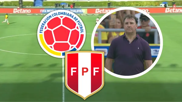 El empate con Perú dejó críticas y tres graves errores de Colombia en casa. Foto: Escudoteca y Captura de TyC Sports