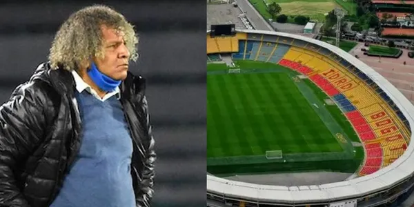 El entrenador Alberto Gamero habló con los medios de comunicación tras su llegada a Bogotá