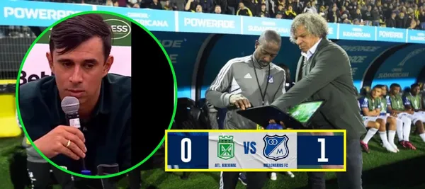 El entrenador Alberto Gamero le dio una lección a John Bodmer en Millonarios vs Nacional