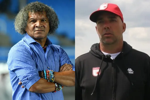 El entrenador argentino dio unas polémicas declaraciones sobre el rendimiento de Santa Fe en el clásico capitalino que molestó a los hichas y al entrenador rival.