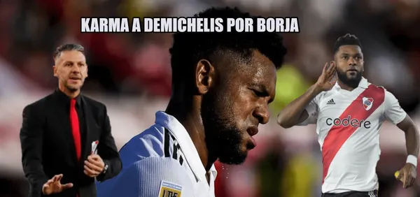 El entrenador argentino de forma insólita tiene borrado a Miguel Ángel Borja en River Plate