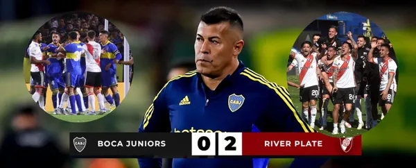 El entrenador argentino habló tras la derrota de Boca Juniors 2-0 ante River Plate