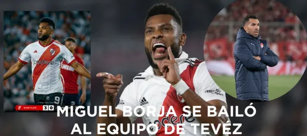 El entrenador argentino habló tras la dura derrota 3-0 ante River Plate de Miguel Ángel Borja
