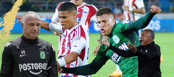 El entrenador de Atlético Nacional habló luego del empate 1-1 ante Junior de Barranquilla