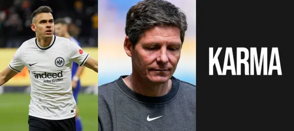 El entrenador casi le trunca la carrera a Rafael Santos Borré en Frankfurt de Alemania