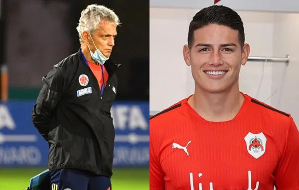 El entrenador colombiano al parecer estableció contactos con el cuerpo técnico del Al-Rayyan SC sobre unas acciones que necesita con referencia a James.