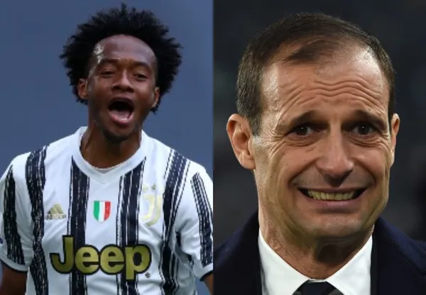 El entrenador de Cuadrado al parecer está cediendo en su actitud respecto al colombiano y desde que “El Panita” hizo el gol olímpico hay avisos de cambio en su relación de trabajo. Allegri luce diferente.