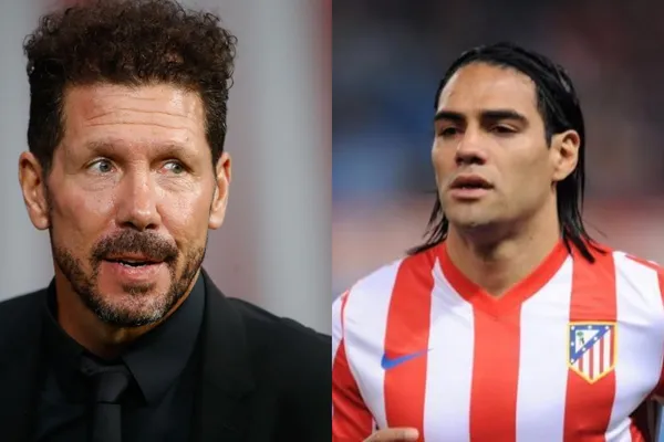 El entrenador del Atlético de Madrid dirigió al colombiano quien fue una figura en el club.