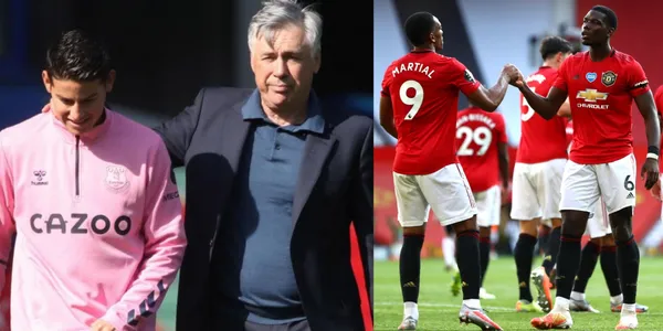 El entrenador del Everton, Carlo Ancelotti tiene como prioridad recuperar como sea a James porque se viene un partido ante el Manchester United.