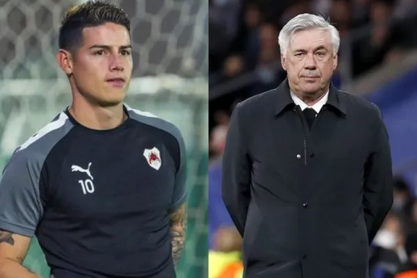 El entrenador del Real Madrid habló sobre su presente y el equipo de la Premier League donde estuvo dirigiendo al colombiano.