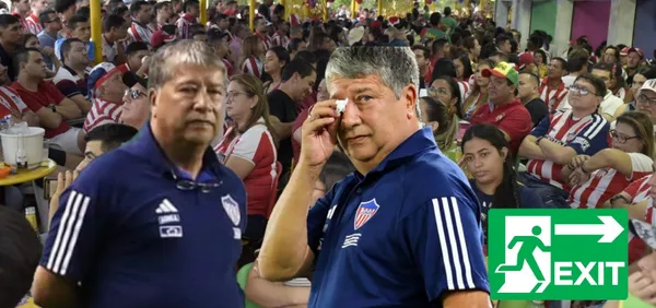 El entrenador no es querido por los aficionados del Junior de Barranquilla