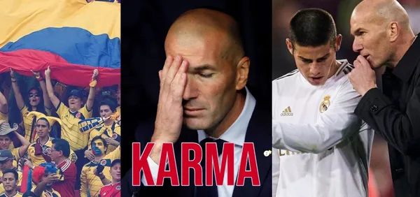 El entrenador francés truncó la carrera de James Rodríguez en Real Madrid