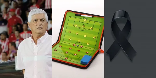 El entrenador fue asistente de Julio Comesaña y está de luto en Colombia.