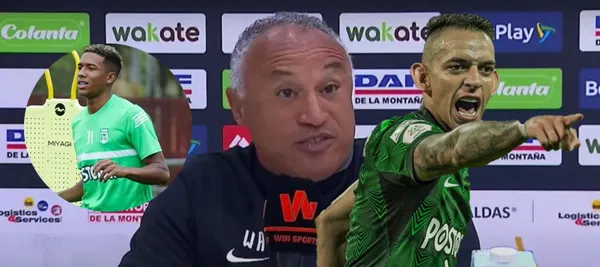 El entrenador habló sobre ambos jugadores revelando por qué sería suplente Neyder Moreno