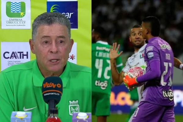 El entrenador habló sobre el insólito error que cometió Kevin Mier en Atlético Nacional ante Once Caldas