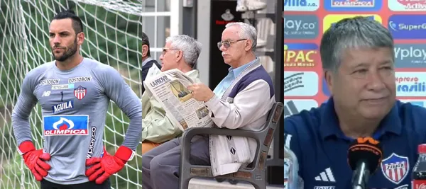 El entrenador habló sobre Sebastián Viera y le dio un golpe bajo al arquero de Junior