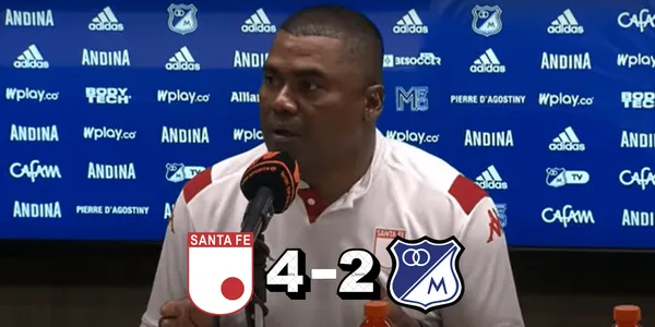 El entrenador Hubert Bodhert explicó lo que quiso hacer en los últimos minutos del clásico bogotano.