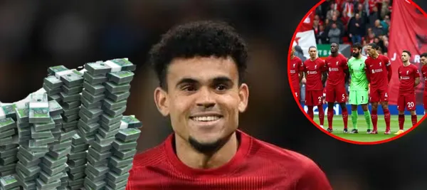 El entrenador le volvió a dar la confianza a Luis Díaz para que sea titular con los reds en la Premier League