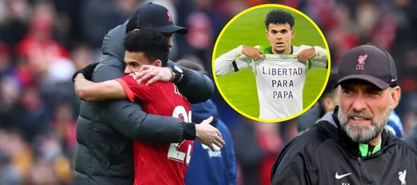 El entrenador de Liverpool tuvo un gran gesto con Luis Díaz