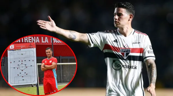 El entrenador no tiene trabajo y ahora reveló cuál sería el equipo ideal para el 10 de Colombia (Fotos: Noticias Caracol, El País)