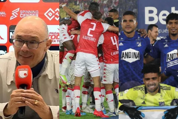 El entrenador de Santa le envío un duro mensaje a Millonarios previo al clásico capitalino