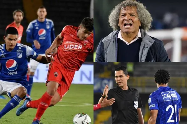 El entrenador se había mostrado muy molesto e inconforme con el arbitraje de Diego Ruiz en el partido Millonarios vs Patriotas