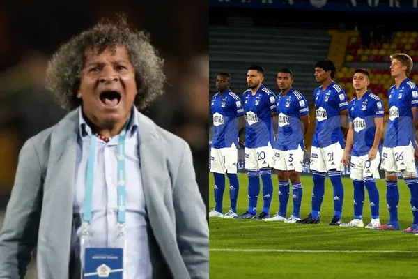 El entrenador se vio molesto ante una insólita acción de los jugadores del club