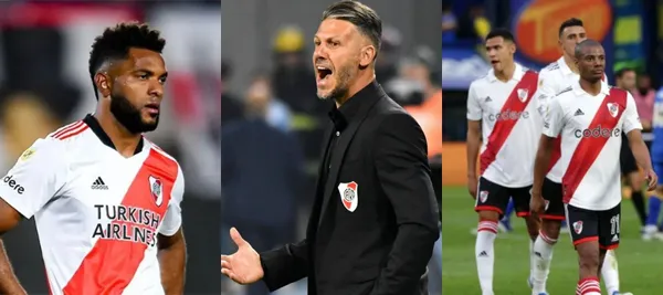 El entrenador sigue bancando a Miguel Ángel Borja en River Plate