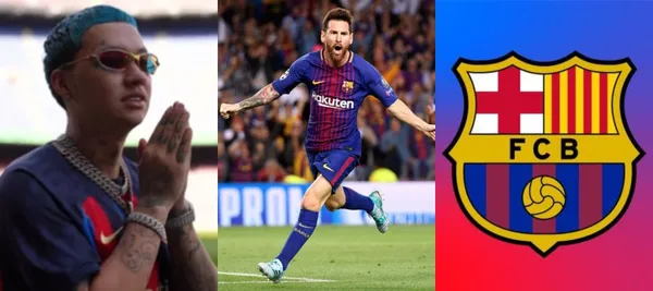 El equipo catalán mostró en sus redes sociales lo que hicieron por el artista colombiano