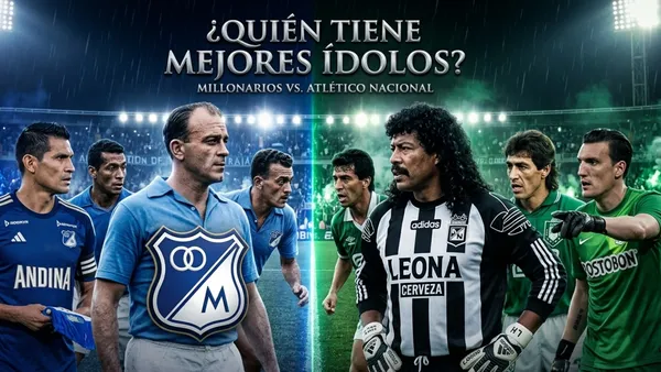 El equipo con mejores ídolos den el fútbol colombiano